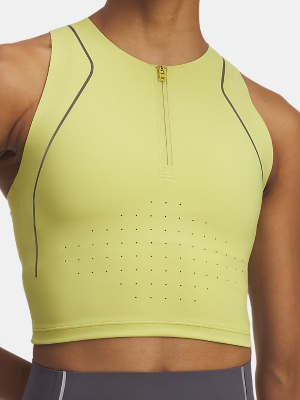 Under Armour Halo Run Tank Performance Reflective Stretch